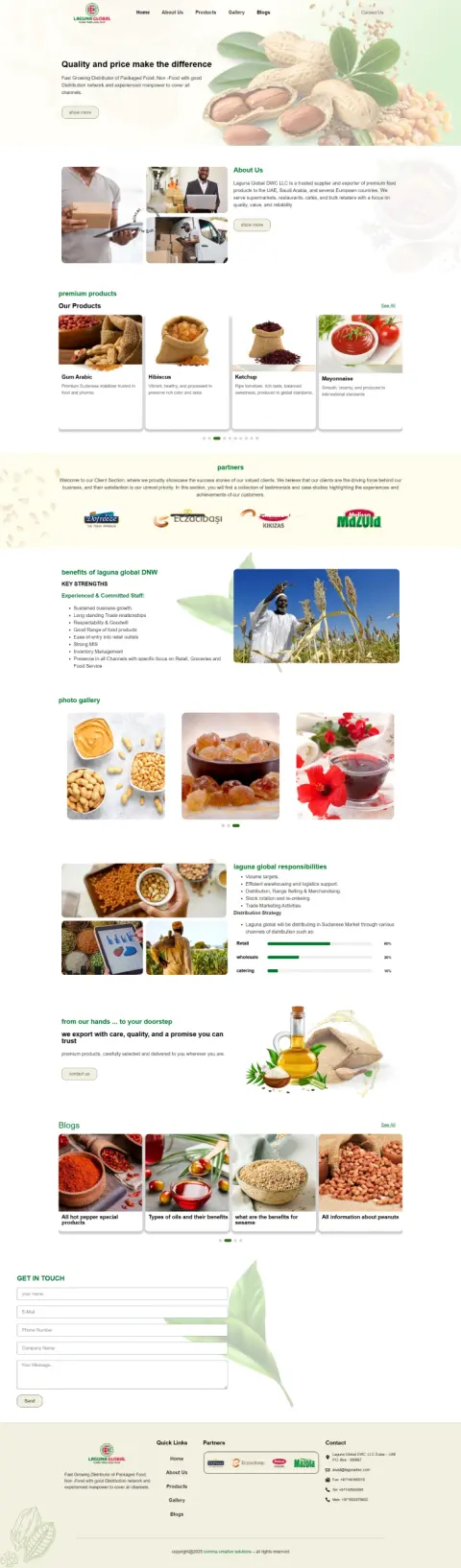 Laguna Global website